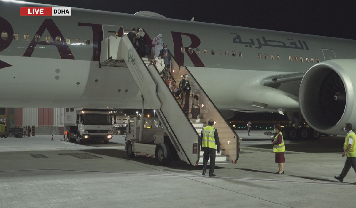 First commercial flight from Afghanistan since US exit lands in Qatar